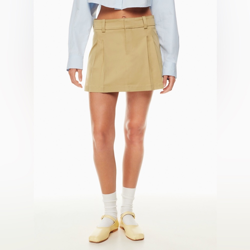 Aritzia Sunday Best Pleated Mini Skirt